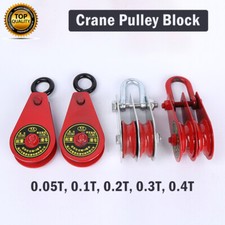 Lifting Pulley Heavy Single Wheel Swivel Lifting Rope Pulley Block