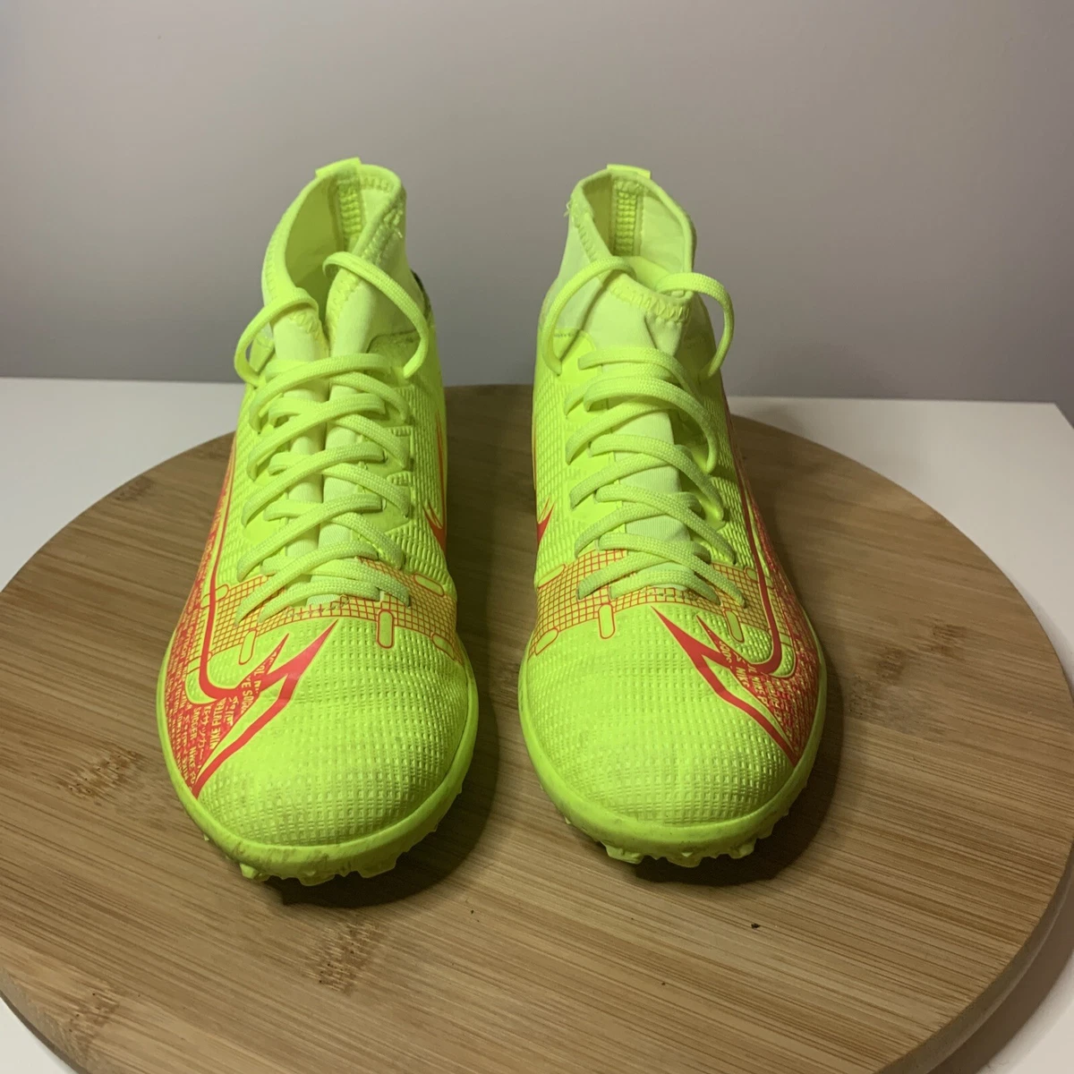 Nike Mercurial Superfly 8 Nino Futsal Shoes 3.5Y Neon Yellow CV0795 |