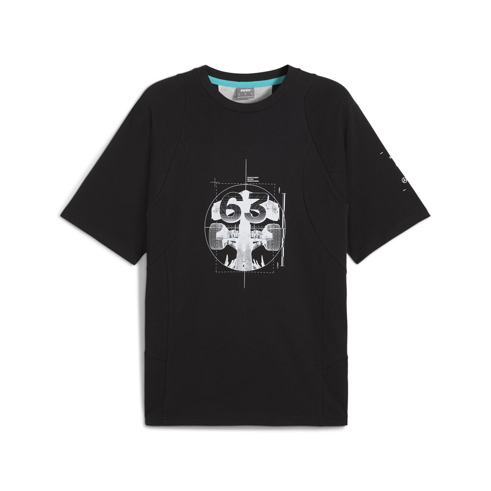 Футболка Puma Mapf1 Xraeburn Drivers с графическим рисунком и круглым вырезом с коротким рукавом, мужской размер XL