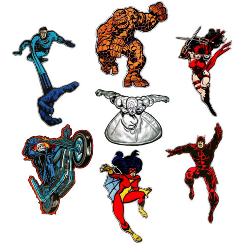 Marvel Super Heroes Big Patch Fantastic Four Daredevil Ghost Rider Silver Surfer - Bild 1 von 8