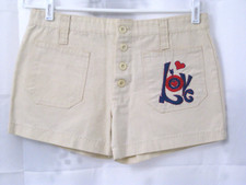 70s Campus Love Shorts 32 Hip Huggers Button Fly Vtg