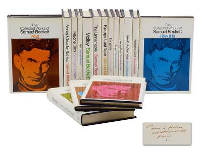 The Collected Works of SAMUEL BECKETT ~ SIGNED First Edition 1970 ~ 16 ...