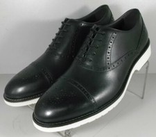 5912685 MS50 MATHESON CAP TOE MEN'S SHOES 9 M BLACK LEATHER JOHNSTON MURPHY