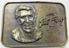 The Fonz Brass Belt Buckle "Happy Days"