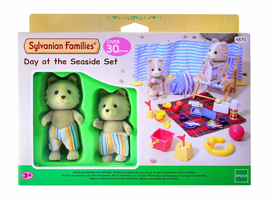 sylvanian families day at the seaside set