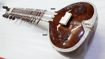 Mankar Per Sitar In Osso - Ricambi Per Sitar Indiano, Forma Di Cigno - Foto 10