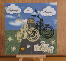  Karte Zur Hochzeit, Motorrad, Biker, Highway to Heaven, Glückwunsch, Handarbeit