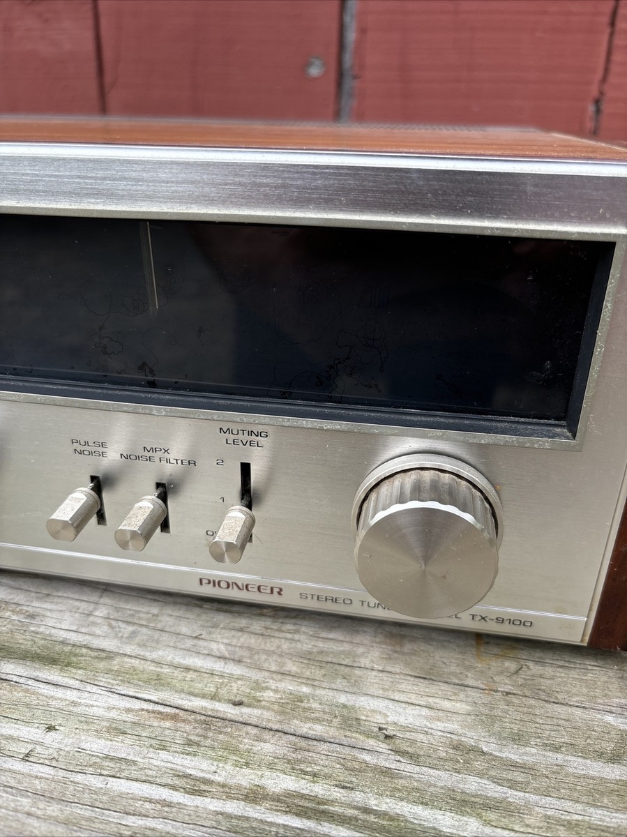 PIONEER TX 9100 STEREO TUNER NICE One Owner Vtg Clean Fully