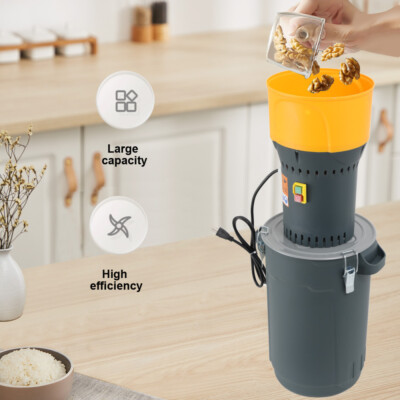 25L Electric Grinder Mill Grain Corn Feed Flour Cereal Machine 110V 6.6 Gallon