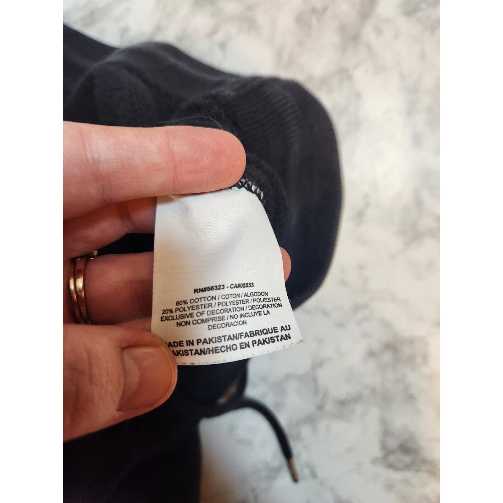 Nike Womens Solid Black Drawstring Sweatpants Hig… - image 4