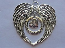 MOM MEMORIAL SUNCATCHER GUARDIAN ANGEL WING CAR ACCESSORIES GRIEF SYMPHATHY