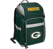 Green Bay Packers Insulated Cooler Backpack 32 Can Capacity NEW Soft Sided