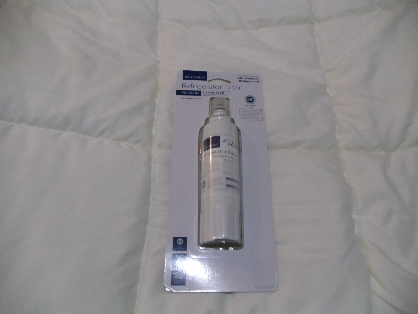 Insignia Water Filter NSF 42&53 Replacement for Select LG &