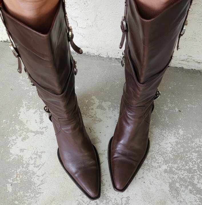 cesare paciotti ロングニーハイブーツ イタリア製 RG383 Womens