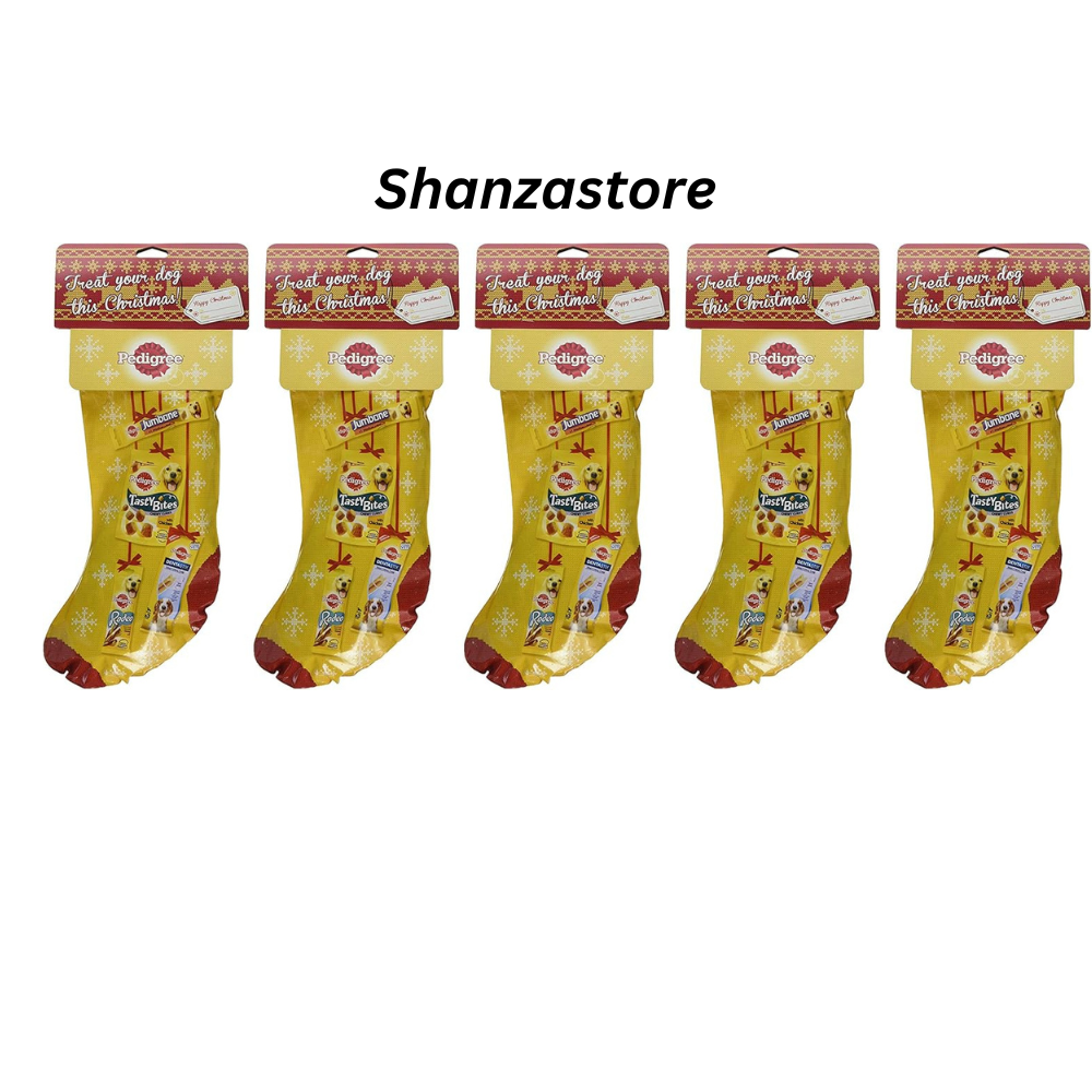 Pedigree Christmas Dog Treats, Xmas Stocking Variety (Pack of