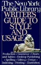 New York Public Library Writers Guide to Style and Usage - Hardcover - GOOD