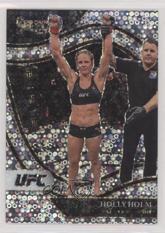 2021 Panini Select UFC Octagonside Disco Prizm Holly Holm #213 0s1o