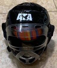 Official ATA Taekwondo Padded Helmet w/ Clear Face Shield Sz-Large (23") Macho