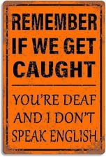 Funny Garage Humor Remember Tin Metal Signs Home D cor 8x12