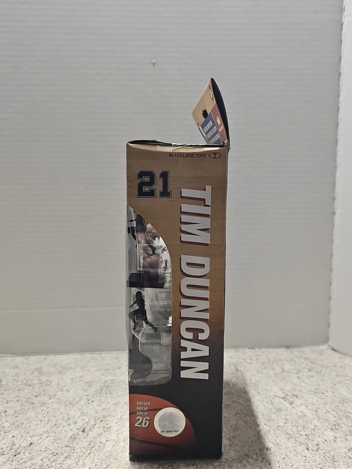 McFarlane NBA San Antonio Spurs Tim Duncan #21 Trophy Box Series 26 Lmtd Fig Nip Foto 2 de 4