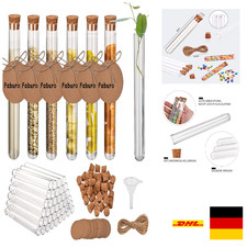 Reagenzglas mit Korken 100 St&uuml;ck 16x100mm Laborbedarf Chemie Zubeh&ouml;r