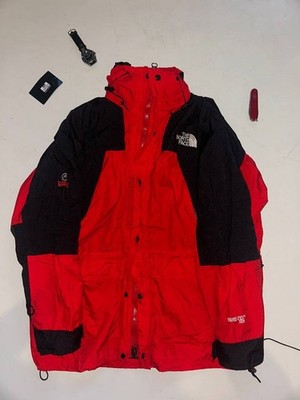 The North Face Summit Series Gore-Tex XCR Jacket Red Black Mens Size XL Vintage