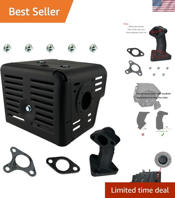 #ad GX390 GX340 Muffler amp; Exhaust Manifold Pipe with Gasket Reliable Performance $65.99