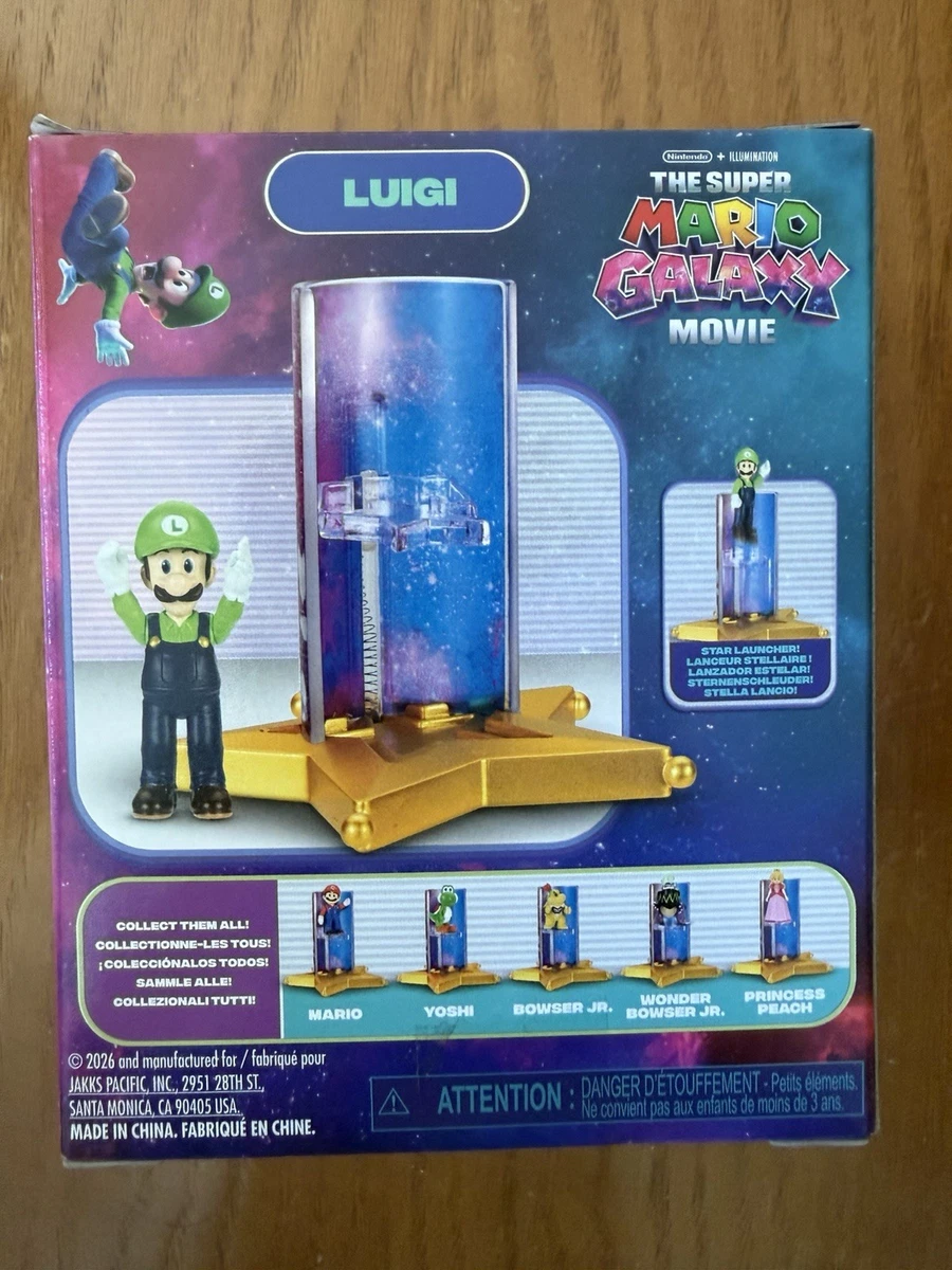 Figura Luigi Super Mario Galaxy Movie Jakks Pacific