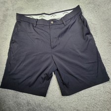 Callaway Stretch Shorts Flex Fabric Opti-Dri Mens Dark Blue Size 34