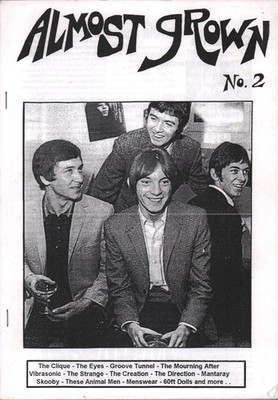 Almost Grown Ausgabe 2 Fanzine UK 1995 A4 Schwarz-Weiß Fanzine Von Mod Und Psych