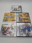 Lot Of 5 DS & 3DS Games Mario & Luigi, Mario Kart 7, Sonic Rush Pre-owned Tested
