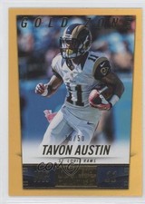 2014 Panini Hot Rookies Gold Zone 18/50 Tavon Austin #203 5v6