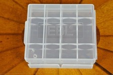 EBL Branded AA  AAA Battery Storage Case Holder Organizer Box Clear Plastic