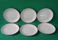 SET 6 PIATTI DA FRUTTA LE PORCELLANE BARILLA FARFALLE PORCELLANA ANNI '80. DF85