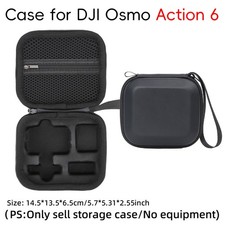 Camera PU Mini Storage Case Dustproof Portable Protective Bag for DJI Action 6