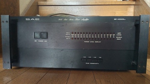 SAE2400L power amplifier Normal operation Used Scratch and dirt All the images - Picture 2 of 12