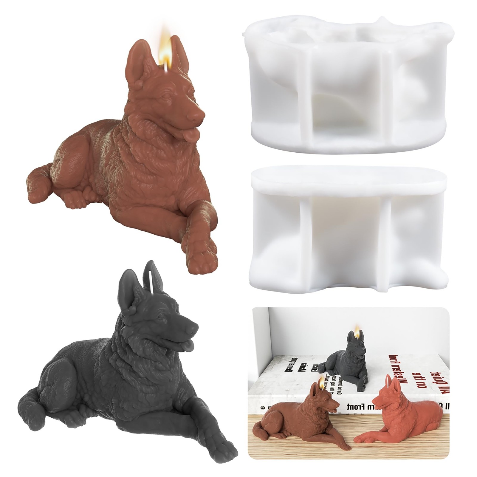 3D Silicone Mold for Resin Casting Candle Making and Coasters