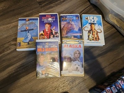 Used VHS Tapes, Untested, Some Brand New, Random Years