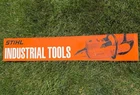 Vintage 45” Stihl Industrial Tools Chainsaw Metal Display Sign oil gas