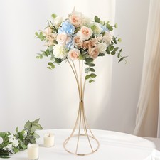 5/10Pcs Gold Metal Flower Stand 20" Wedding Table Centerpiece Vase Holder Decor
