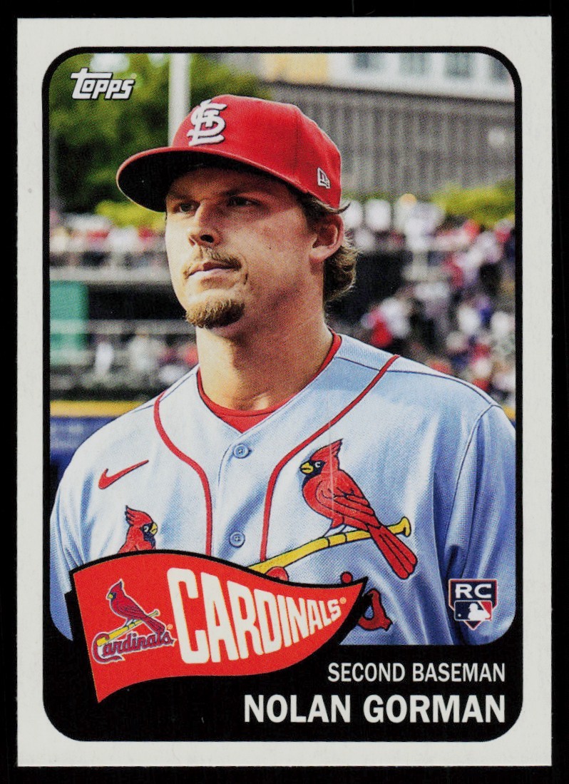 2023 TOPPS ARCHIVES NOLAN GORMAN RC ST. LOUIS CARDINALS #116