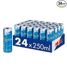 Red Bull Blue Edition, Energy Drink, Blueberry, Pack of 24 Cans