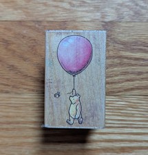Vintage Disney/All Night Media Winnie the Pooh Balloon Ride Rubber Stamp