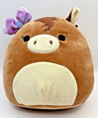 Tomar Horse Squishmallow 7.5'' Plush With Bow.