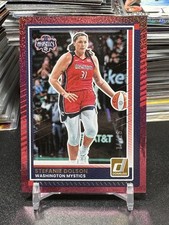 2025 Donruss Stefanie Dolson /25 Pink Shimmer SP SSP Mystics WNBA