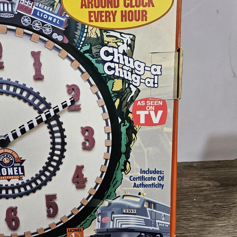 Reloj Tren Lionel De Colección 100 Aniversario 1900 - 2000 Embalaje Original NUEVO  Foto 3 de 4