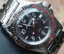 Vostok Amphibian Diver Mechanical Automatic Wrist Watch 110909
