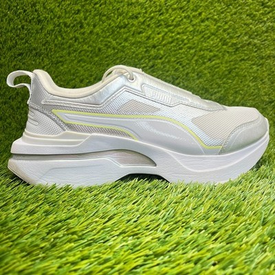 Puma Kosmo Rider Womens Size 9.5 Sliver White Athletic Running Shoes Sneakers