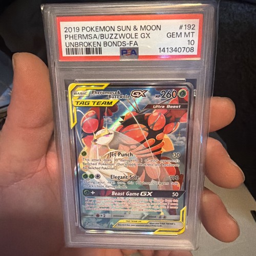 Pheromosa & Buzzwole-GX graded PSA 10 for sale on eBay