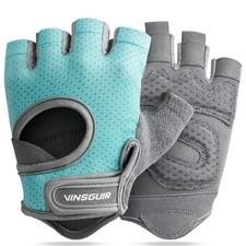 VINSGUIR Workout Gloves for Women and Men, Breathable Weight Lifting Gloves f...